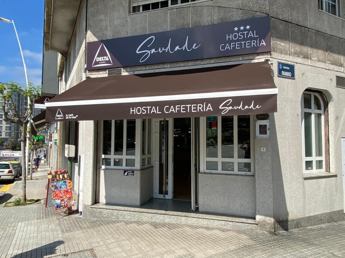 Saudade Hostal Cafeteria Hotel A Coruna Exterior photo