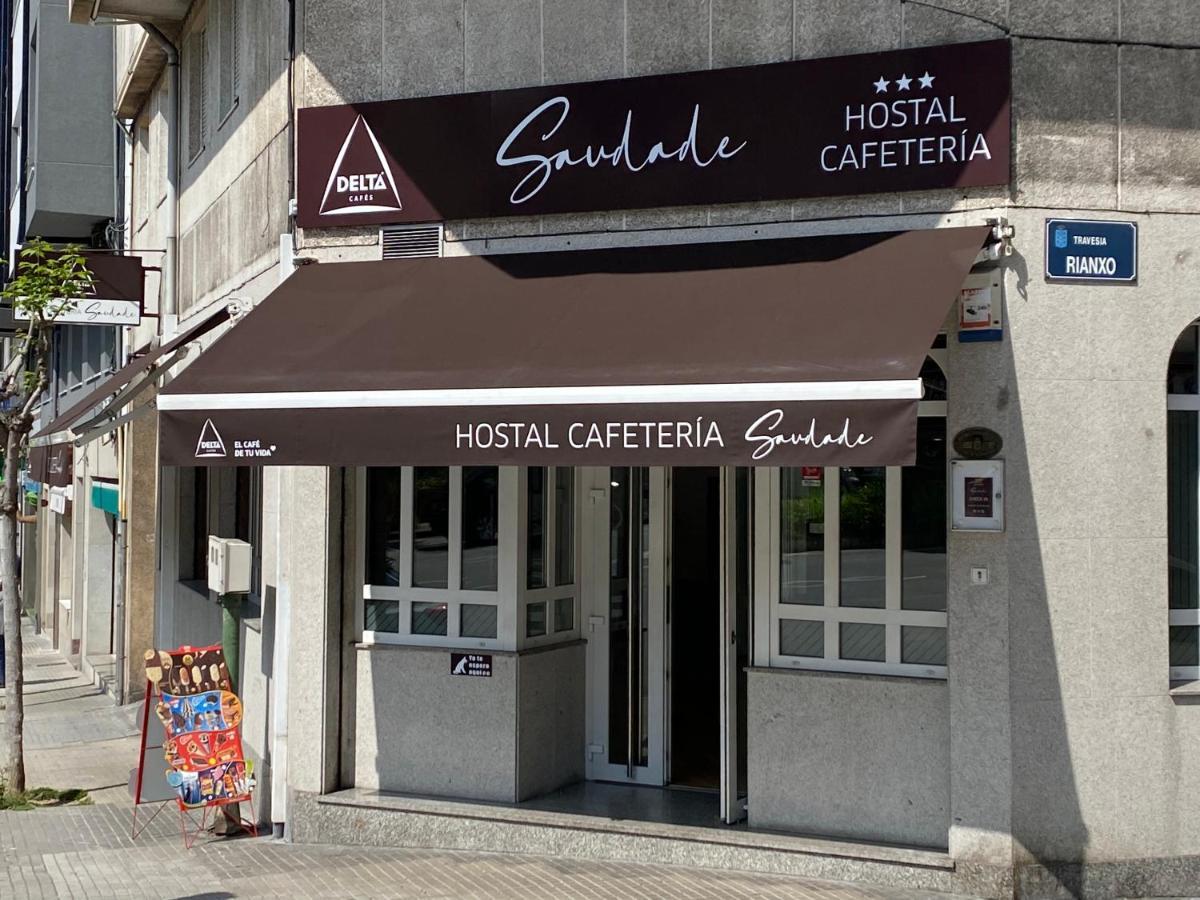 Saudade Hostal Cafeteria Hotel A Coruna Exterior photo