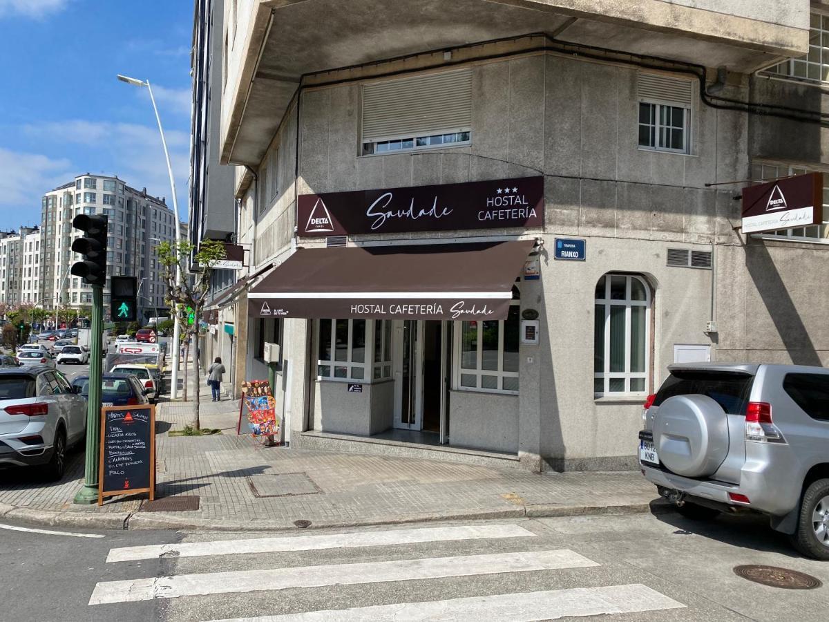 Saudade Hostal Cafeteria Hotel A Coruna Exterior photo